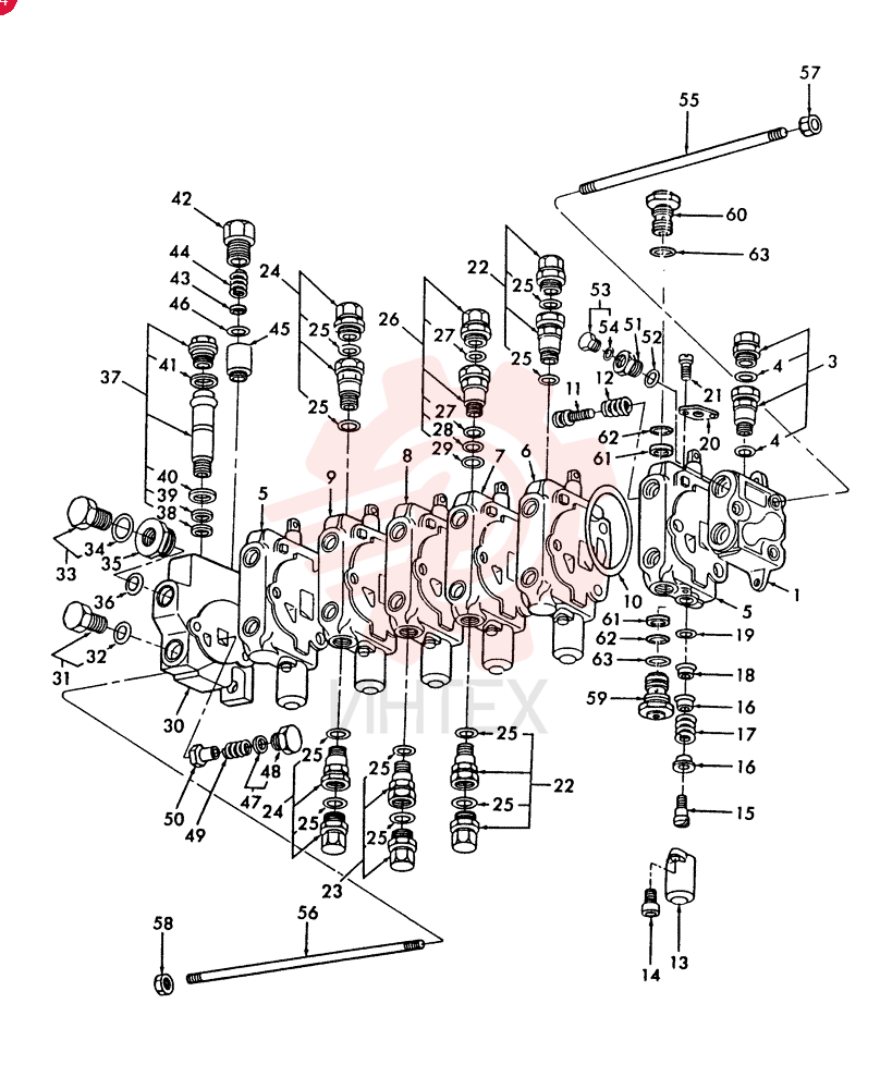 HYDRAULIC VALVE E5NNB637AA12Z