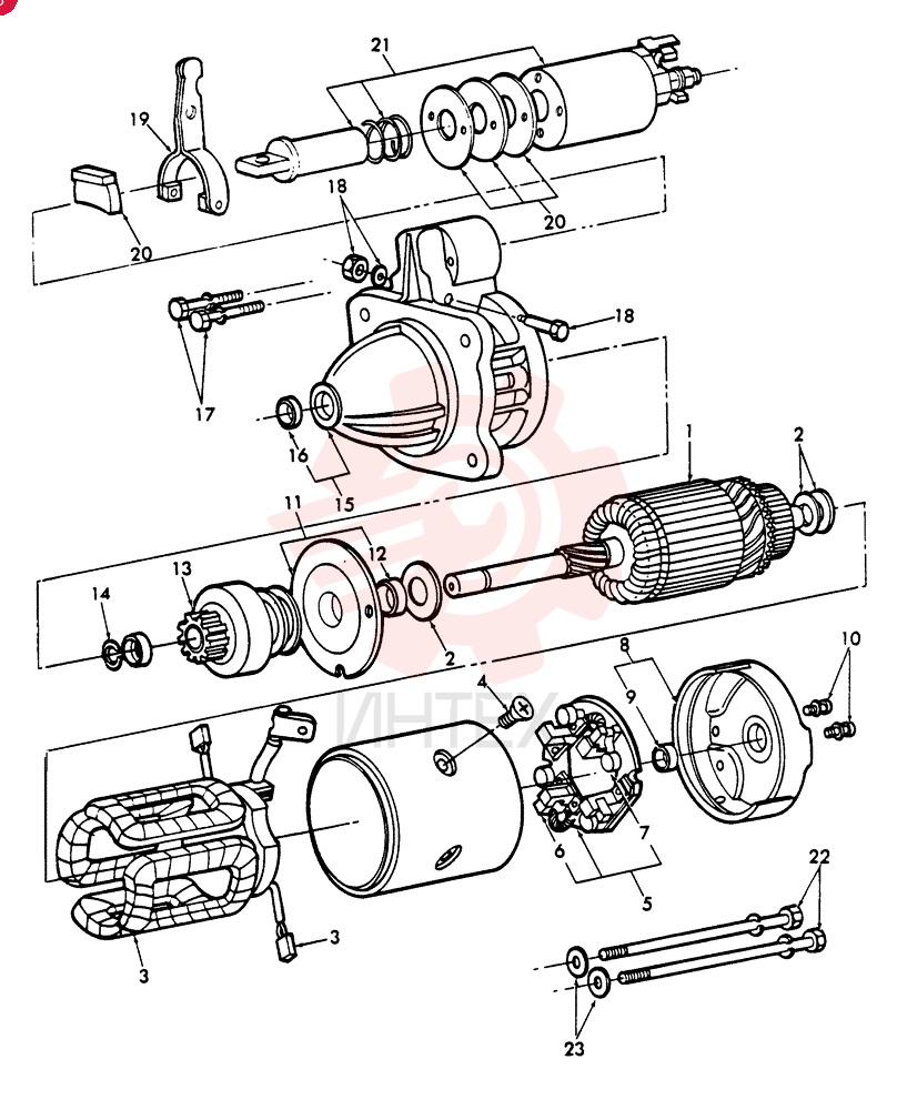 STARTER MOTOR D9NN11000AA