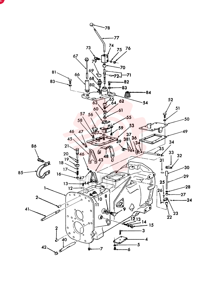 TRANSMISSION E6NN7003AA