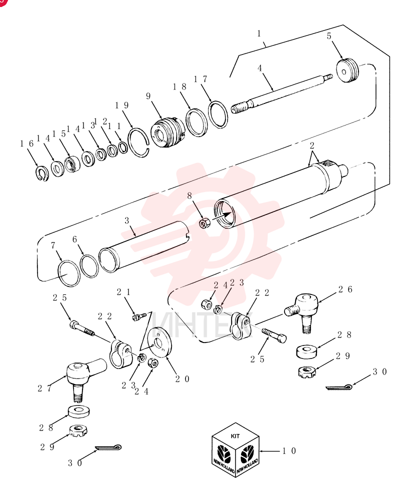HYDRAULIC CYLINDER 86516202 (1)