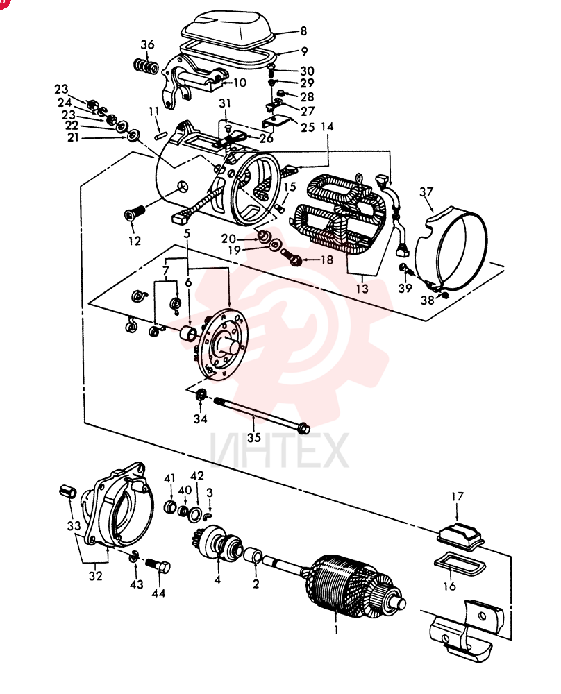 STARTER MOTOR D7NN11001A
