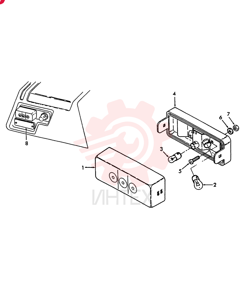 LAMP, TAIL E7NN13N567AA