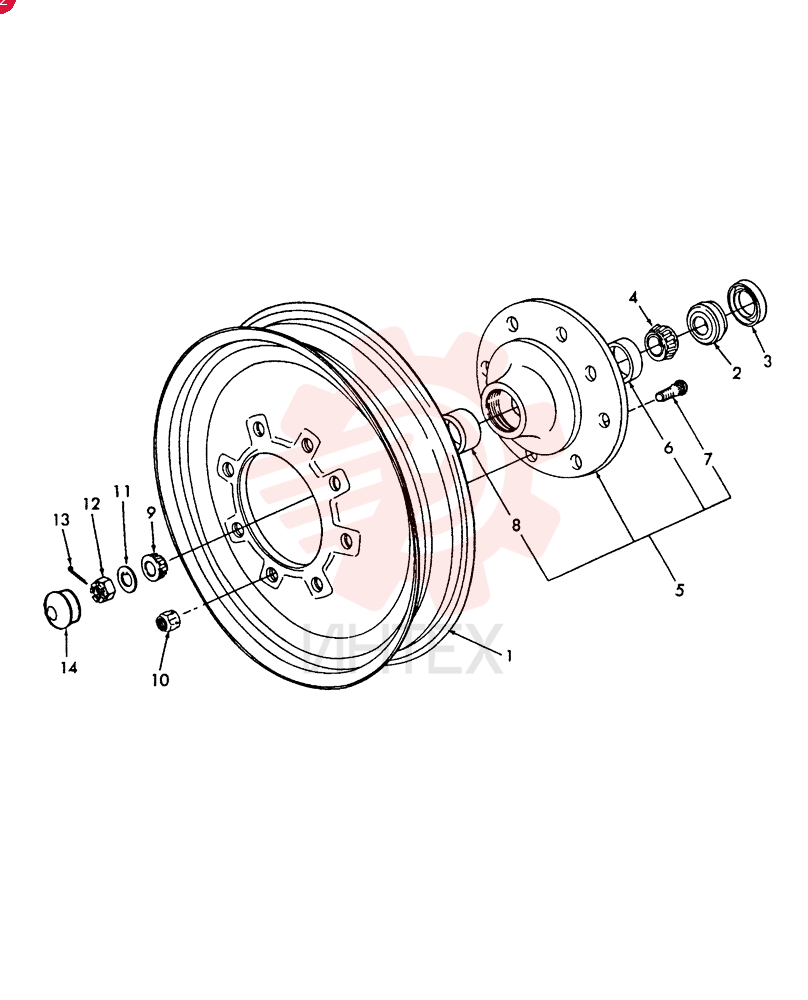 WHEEL E5NN1007JA12G