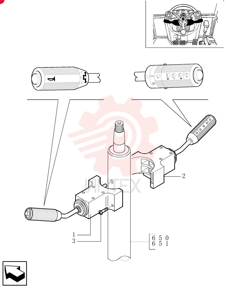 CONTROL LEVER