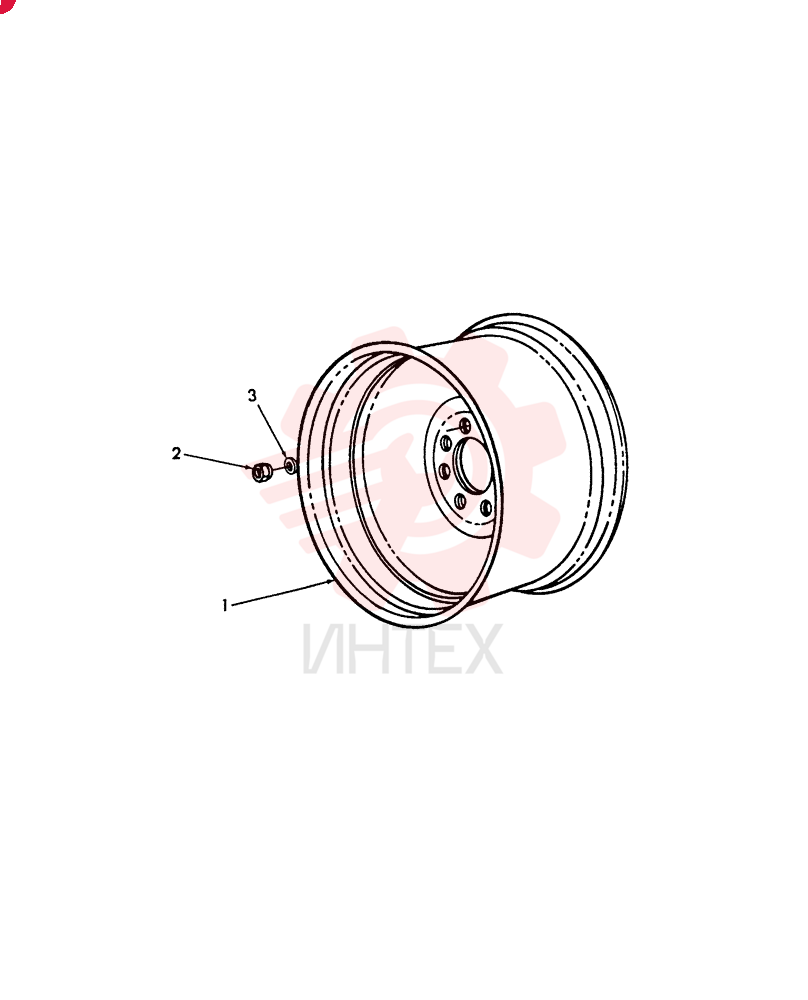 WHEEL ASSY E8NN1100CA