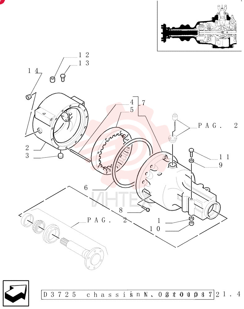 LOCK WASHER,24mm ID x 46mm OD x 6mm Thk 11200679 (2)