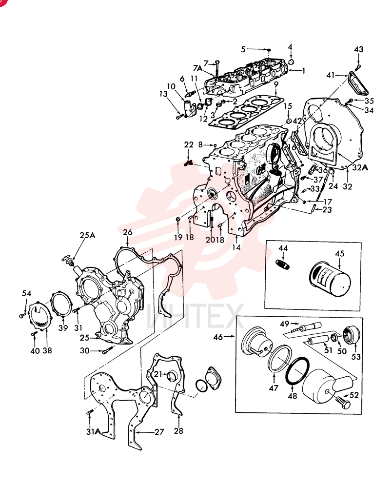 SHORT ENGINE E6NN6009AKC