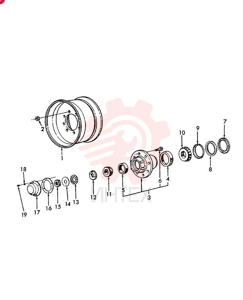 WHEEL ASSY D3NN1007H12Z