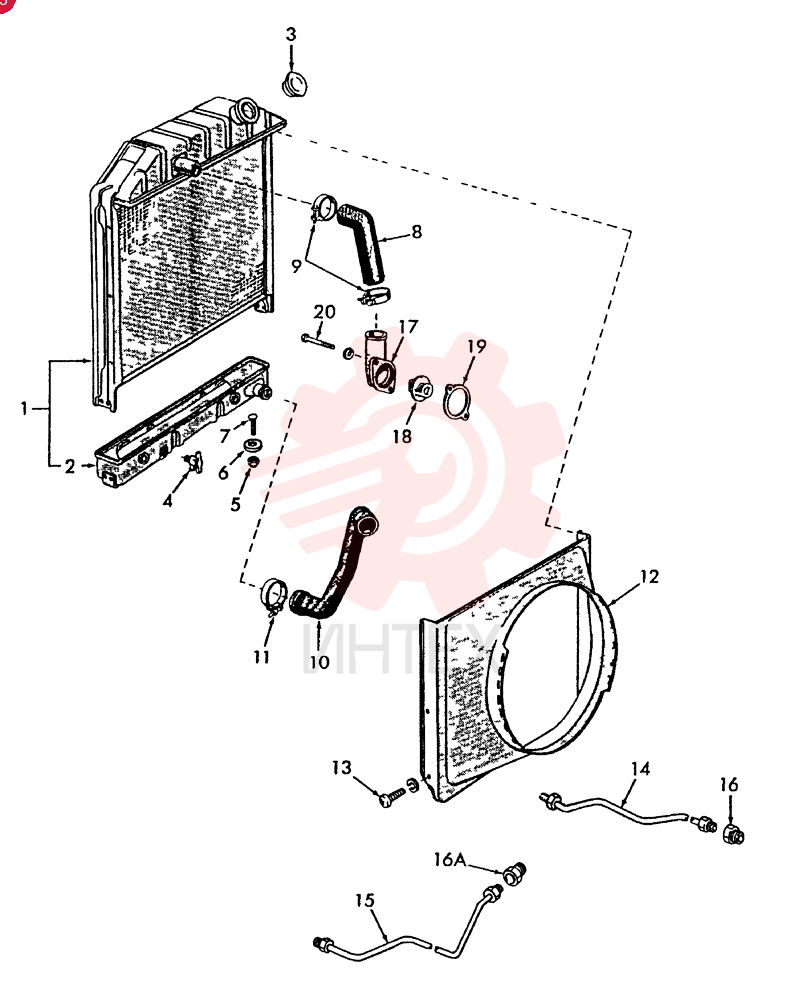 RADIATOR E9NN8005BA