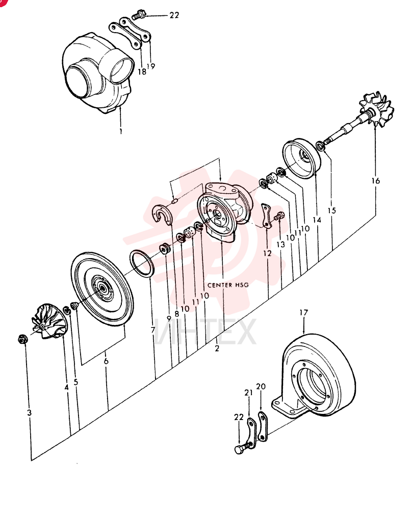 TURBOCHARGER D6NN6K682D