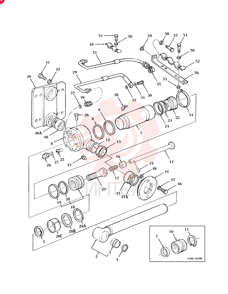 HYDRAULIC CYLINDER E6NNB579AA