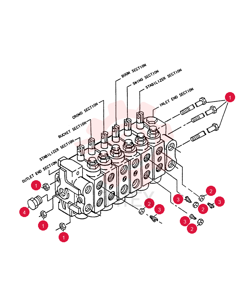 CONTROL VALVE 9611418