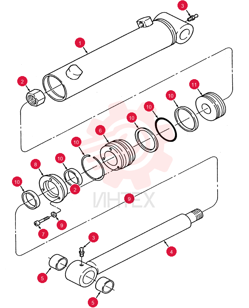 HYDRAULIC CYLINDER 790223