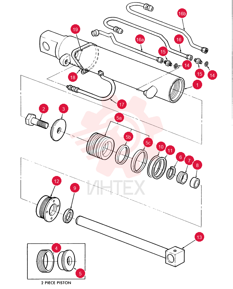 HYDRAULIC CYLINDER D8NNB580AA