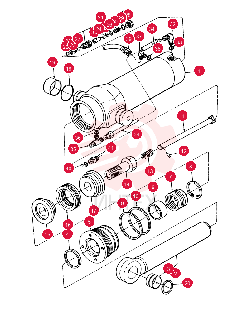 HYDRAULIC CYLINDER D8NNB579BE