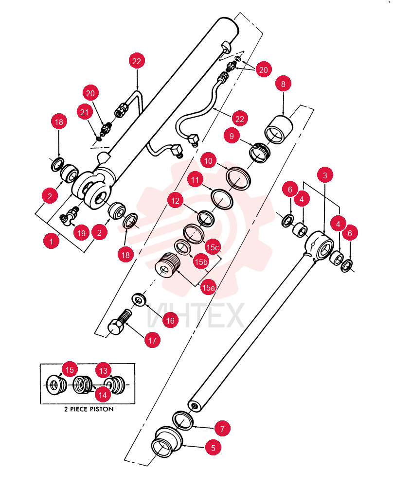 HYDRAULIC CYLINDER D8NNB578AA
