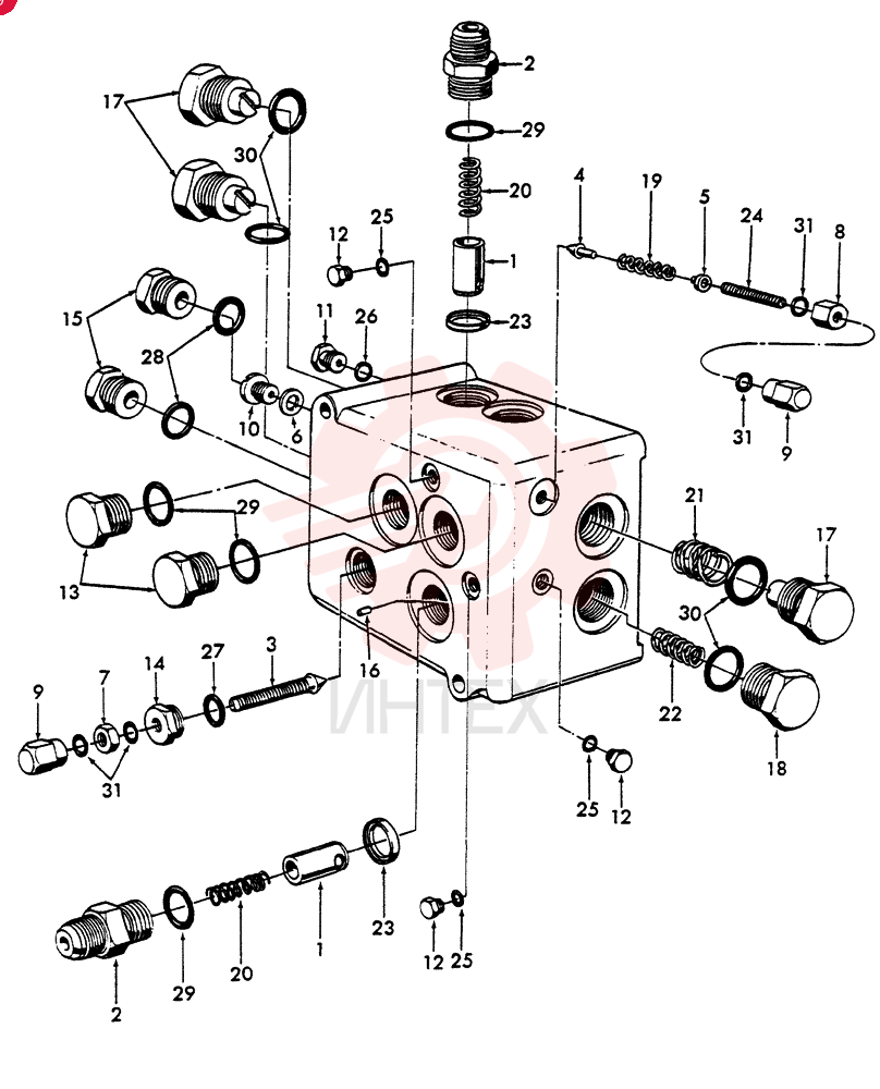 HYDRAULIC VALVE D3NNN982A
