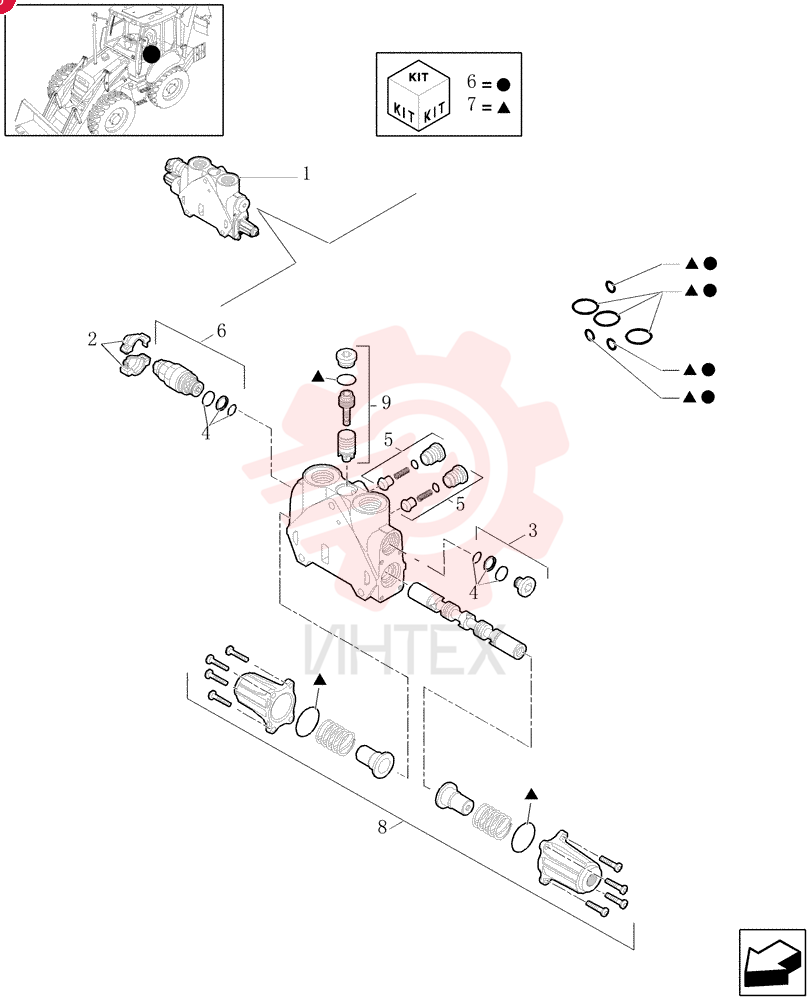 HYD VALVE SECTION