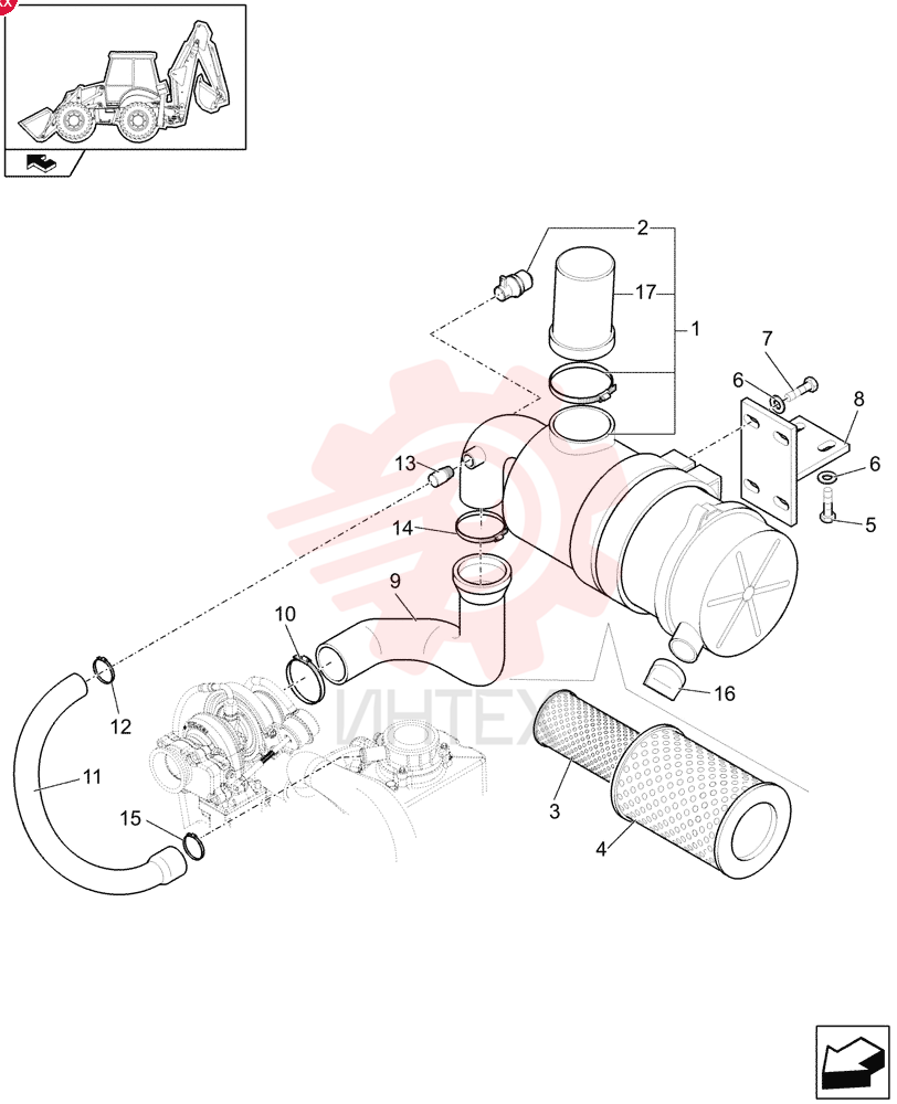 AIR CLEANER 87631611