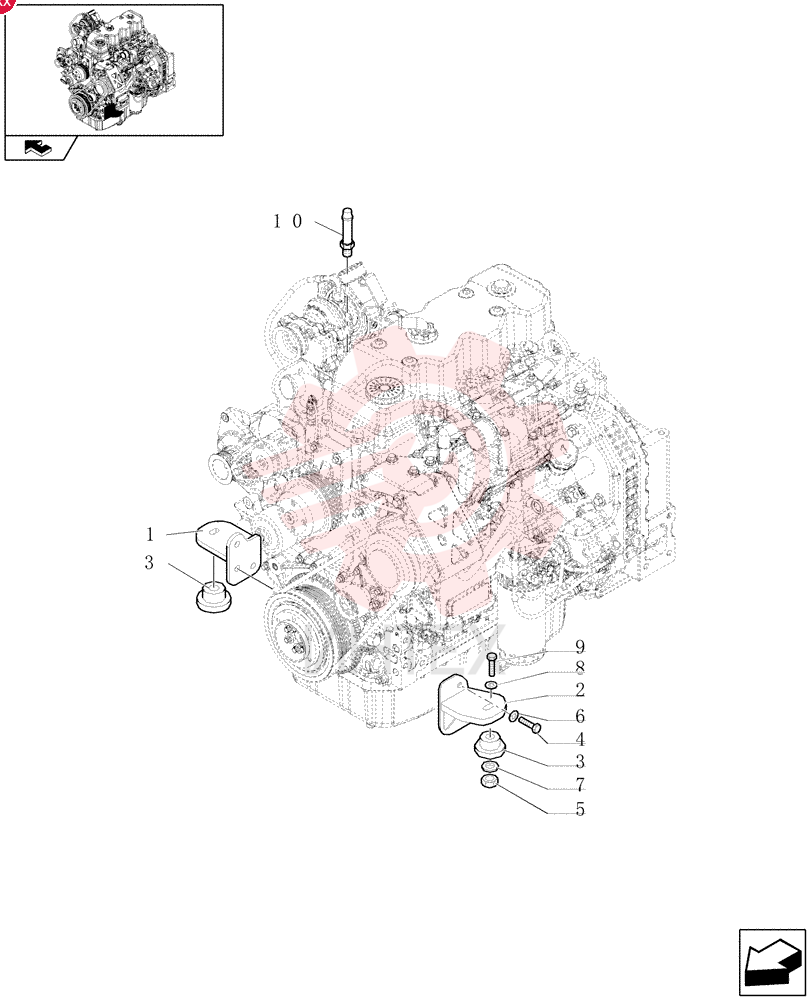 BRACKET, SUPPORTING 87475322 (2)