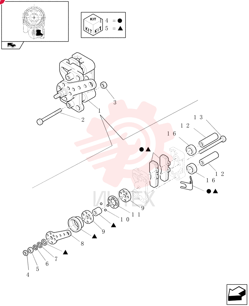 BRAKE ASSY. 85813303