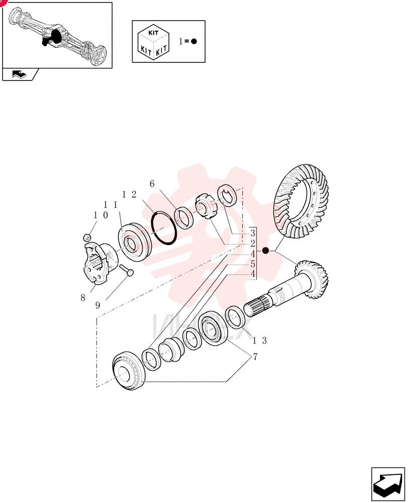GEAR SET 9968035