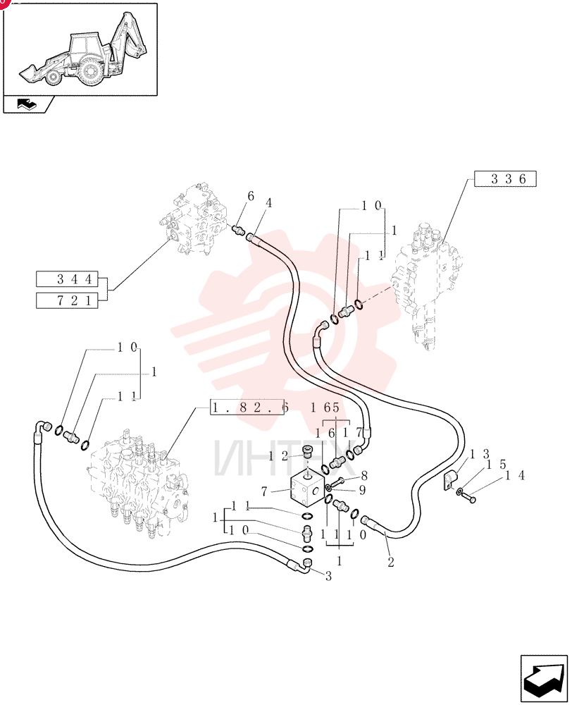 HYD CONNECTOR 83963375 (2)