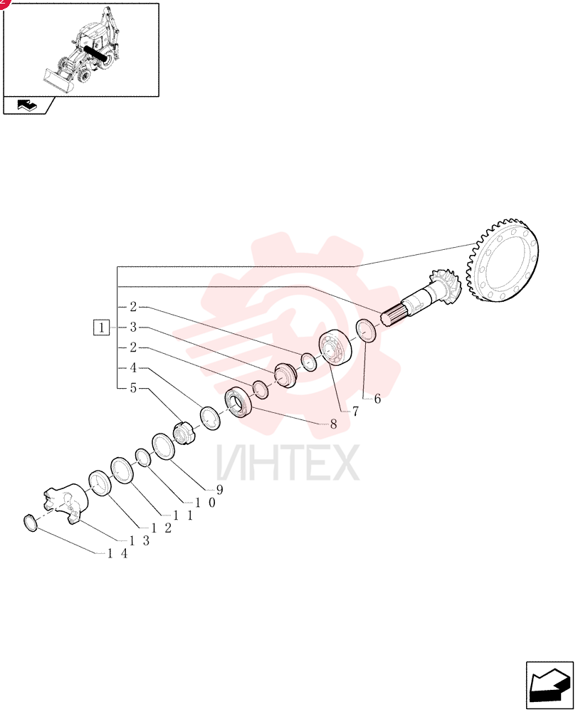 BEVEL GEAR,2.75/1