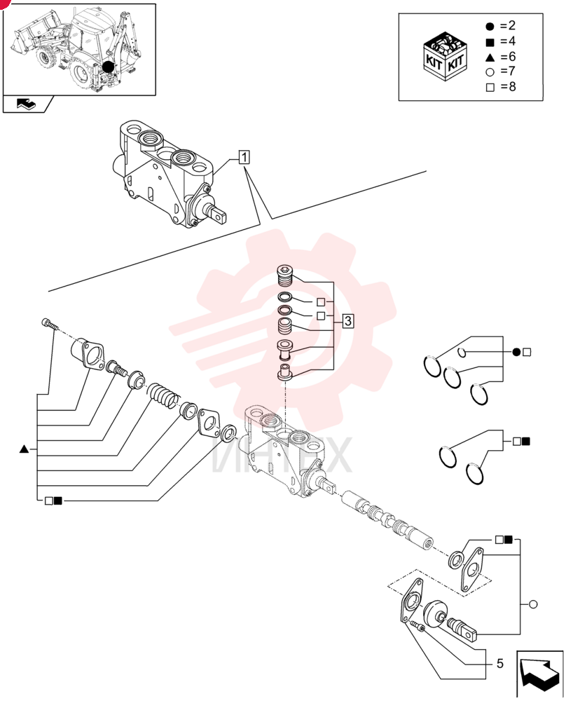 HYD VALVE SECTION 84373289