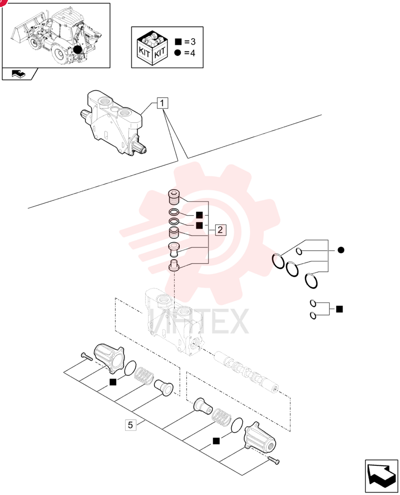 HYD VALVE SECTION 84373285