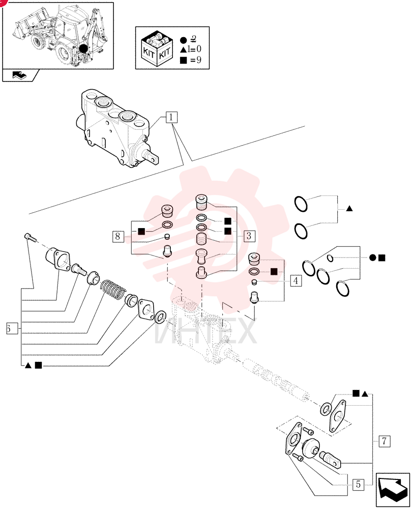 HYD VALVE SECTION 84233259