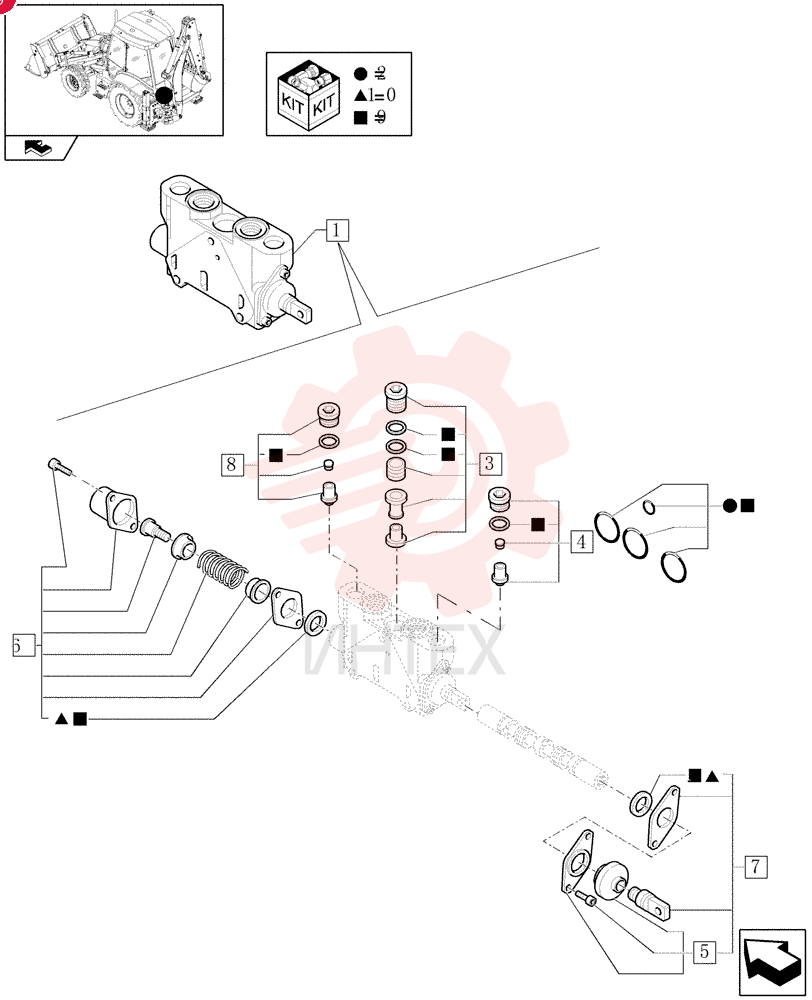 HYD VALVE SECTION 84233262