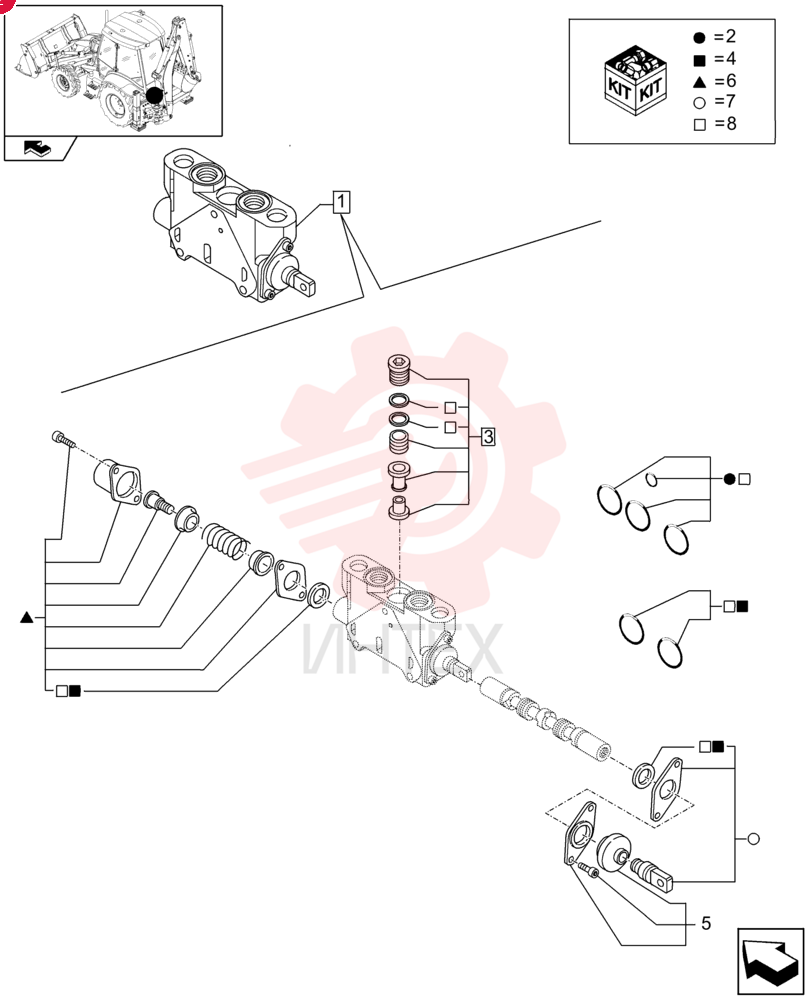 HYD VALVE SECTION 84373286