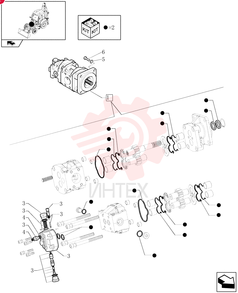 HYDRAULIC PUMP,40.26 CC