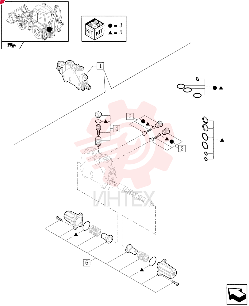 HYDRAULIC VALVE 87611178