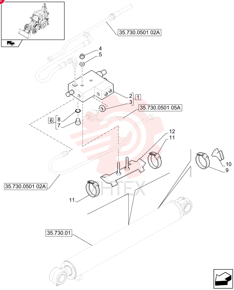 HYDRAULIC VALVE 85805223