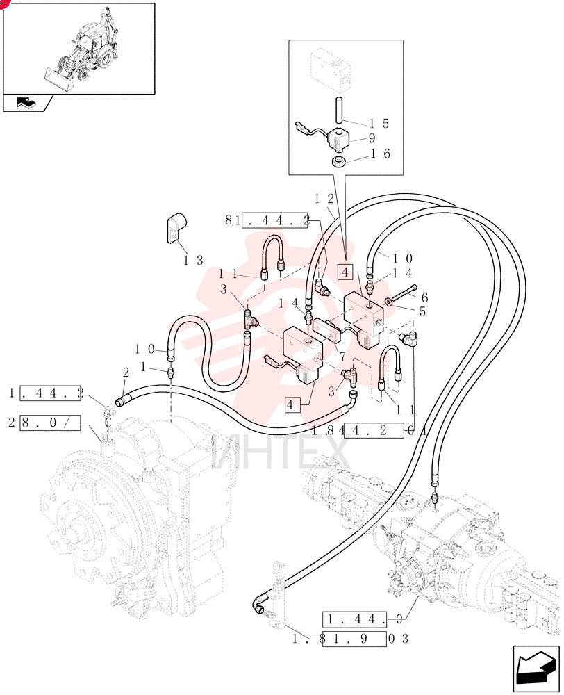 HYD CONNECTOR 87403805 (2)