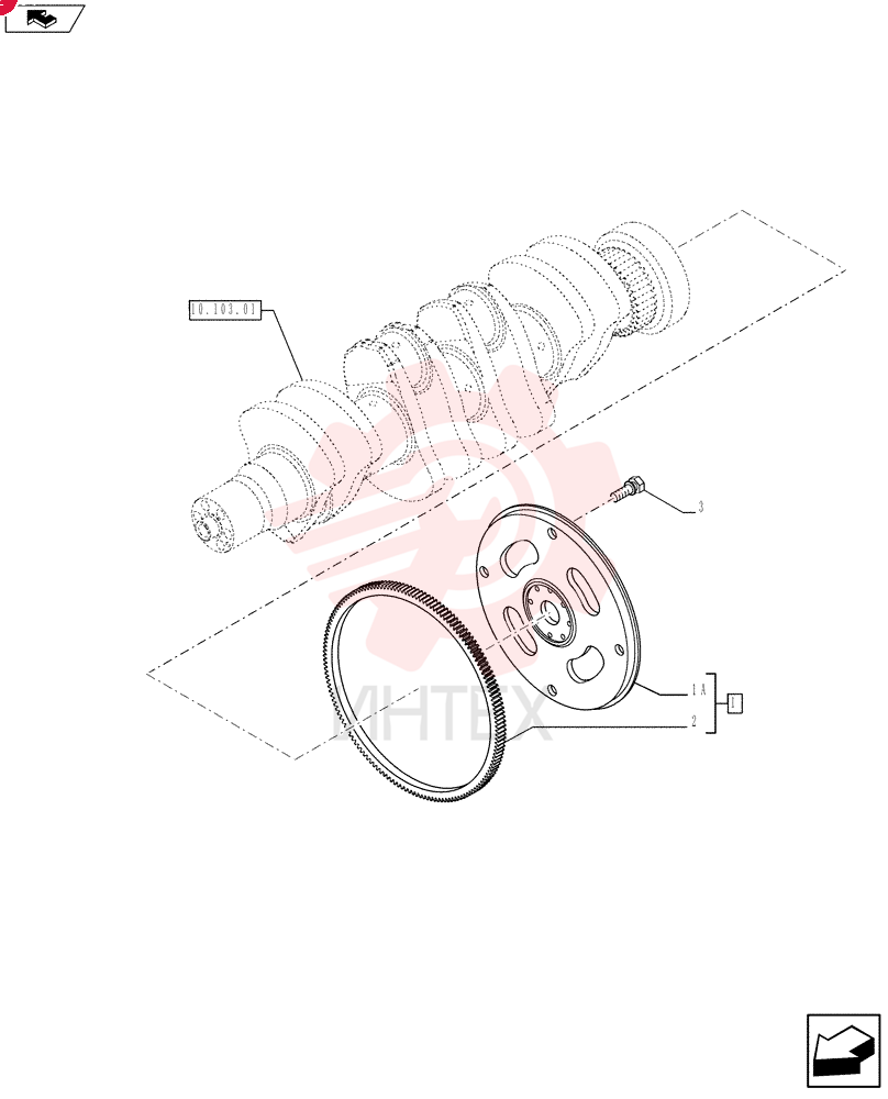 ENGINE FLYWHEEL 2852049