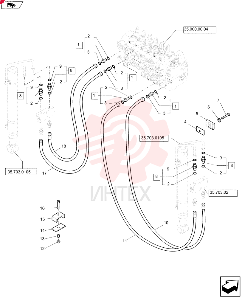 FITTING,11/16-16 UN-2A x 13/16-16 UN-2A