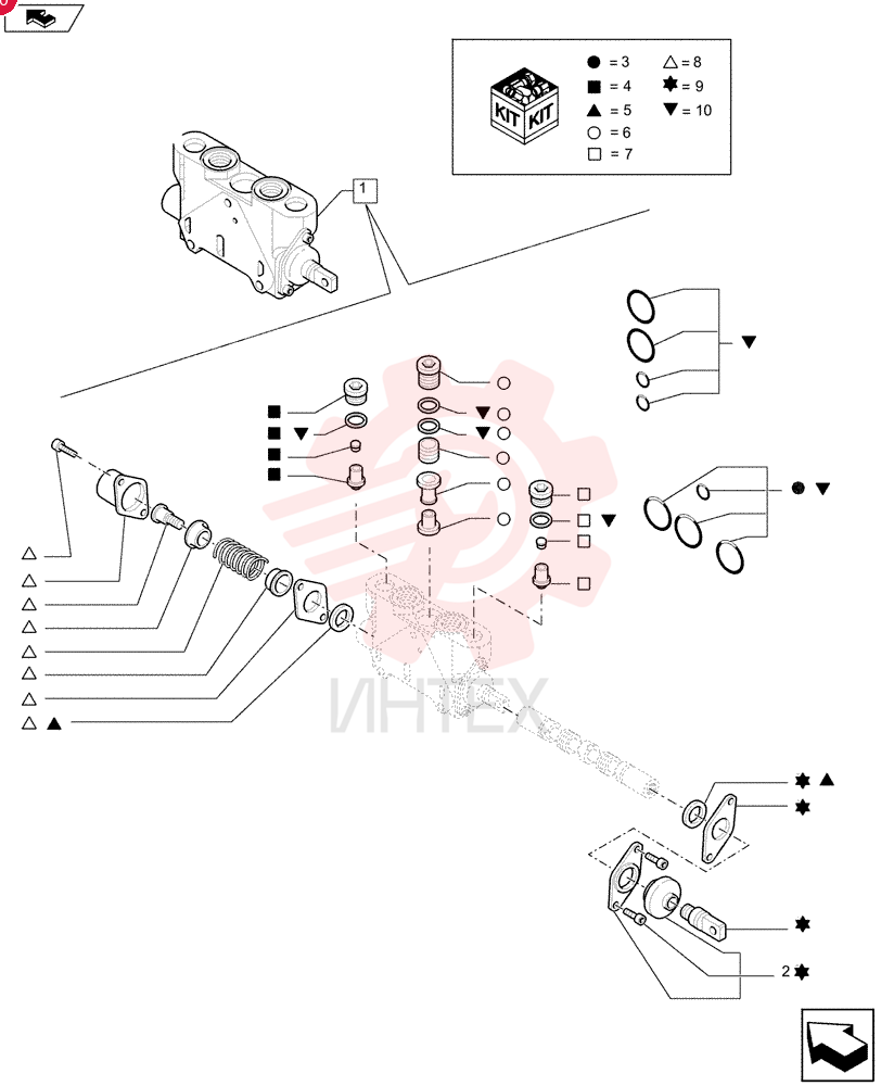 HYD VALVE SECTION 84232355 (2)