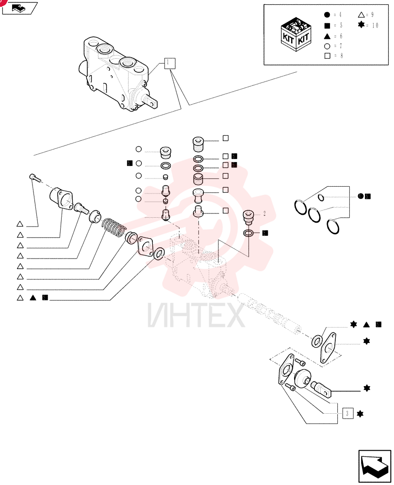 HYD VALVE SECTION 84232162
