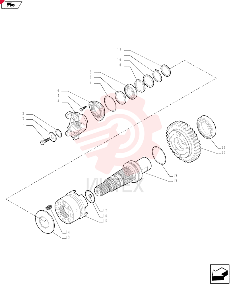 SCREW,M12 x 1.25 x 25mm P3533055 (1)