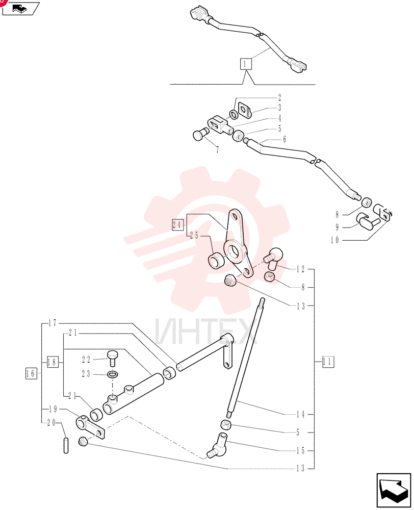 TIE-ROD,573mm L