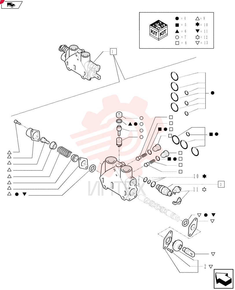 VALVE SECTION 87558571