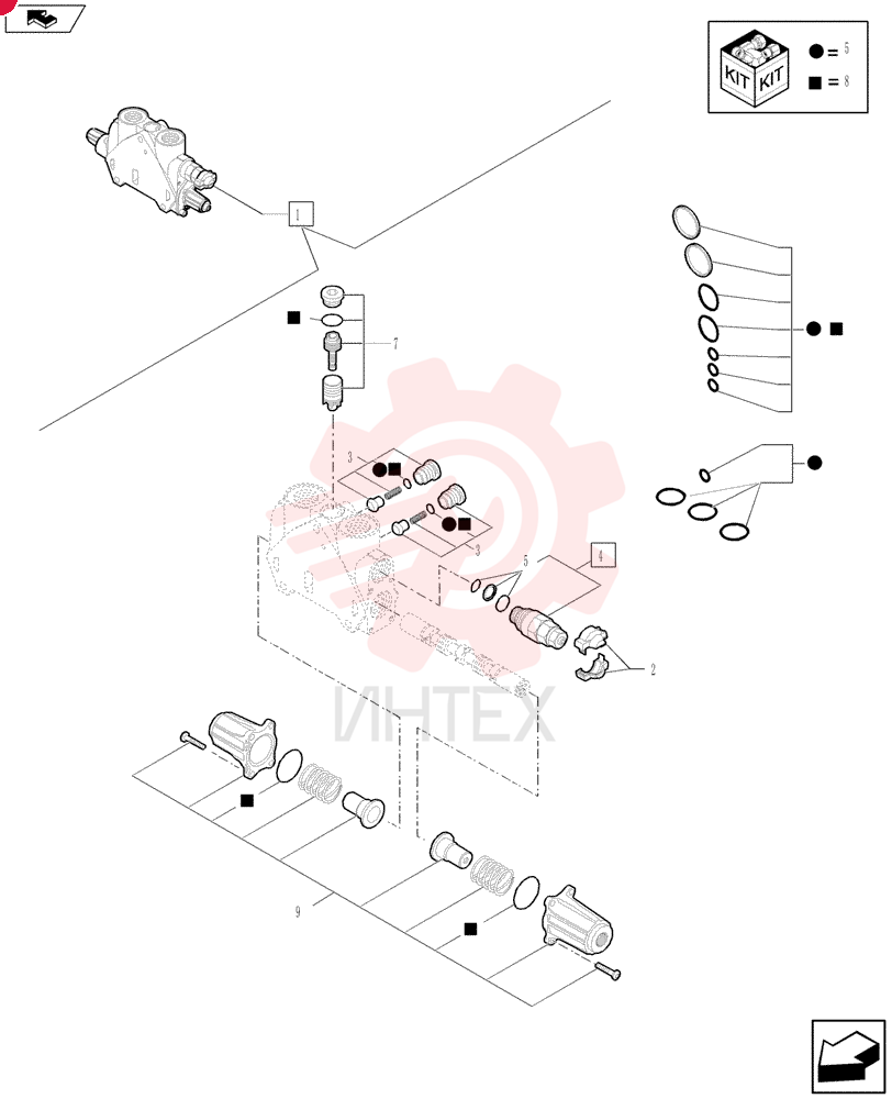 VALVE SECTION 87346911