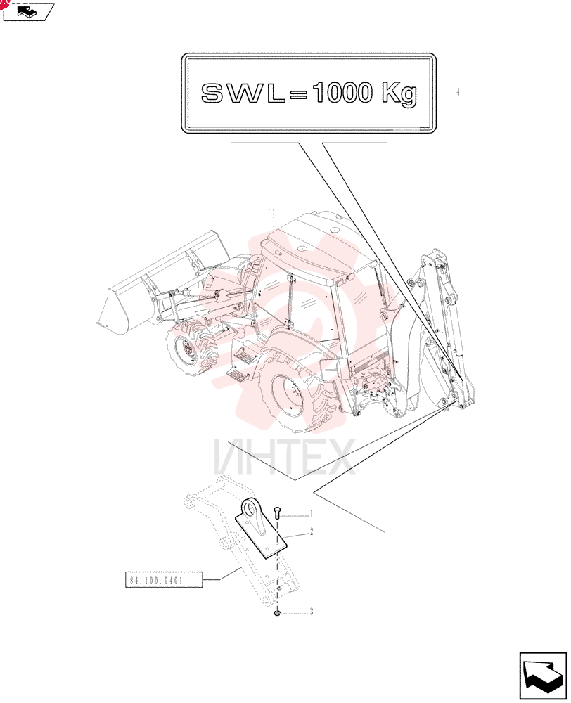BOLT,Hex, M14 x 1.5 x 45, 8.8, Full Thd