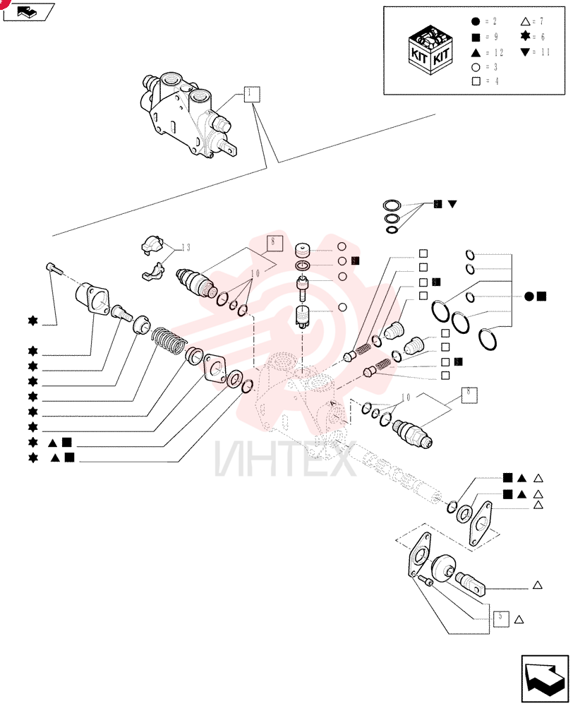 HYD VALVE SECTION 85819379