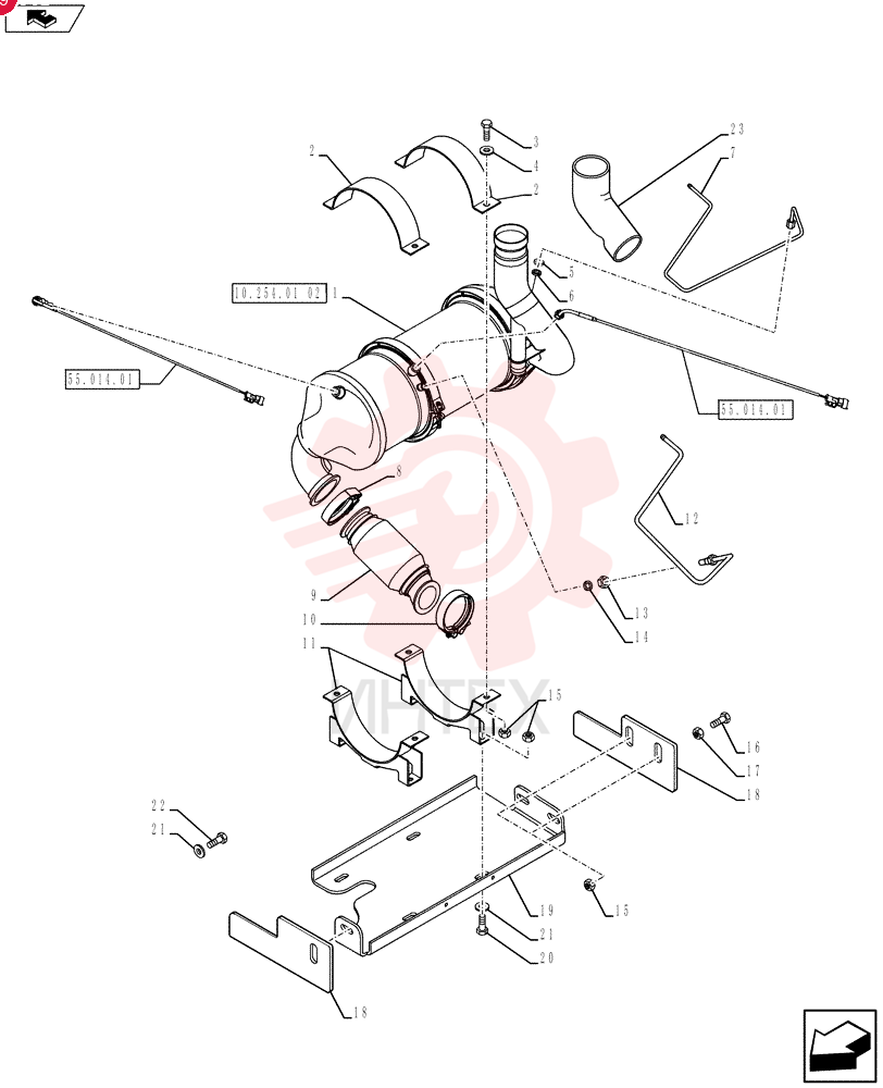 MUFFLER 84372025