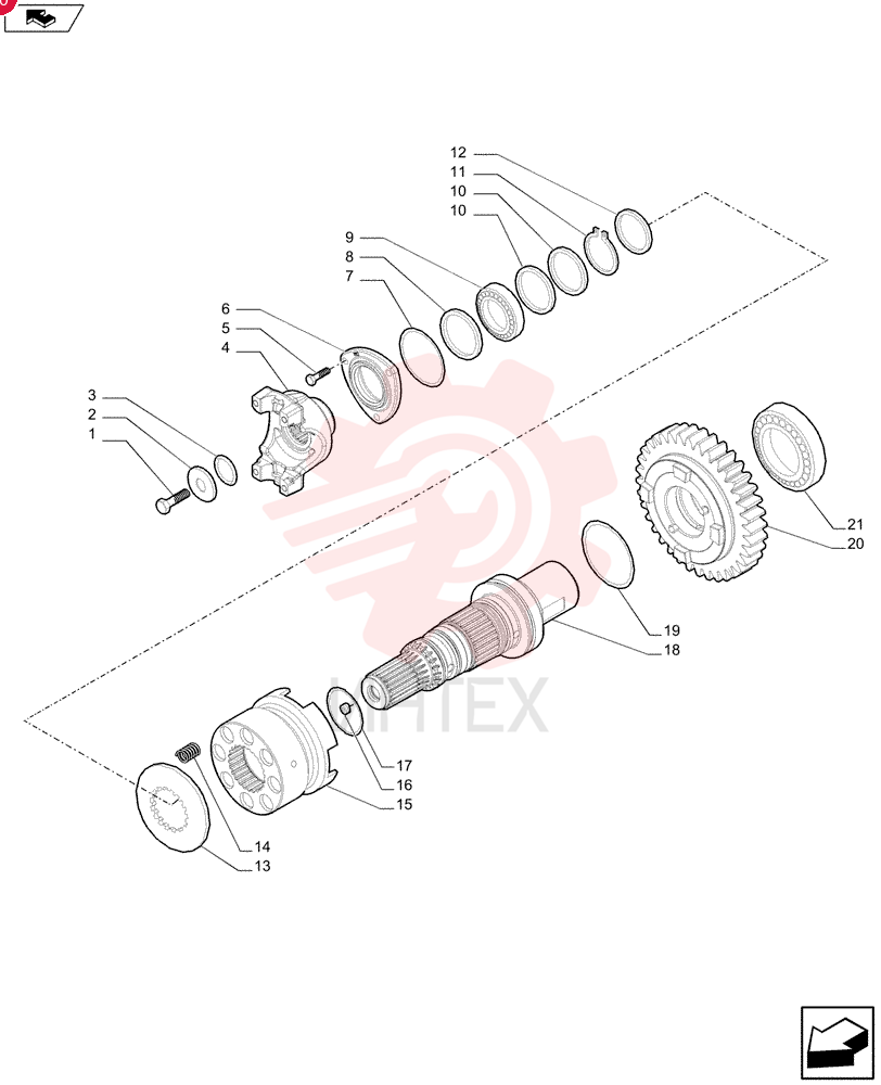 SCREW,M12 x 1.25 x 25mm P3533055 (2)