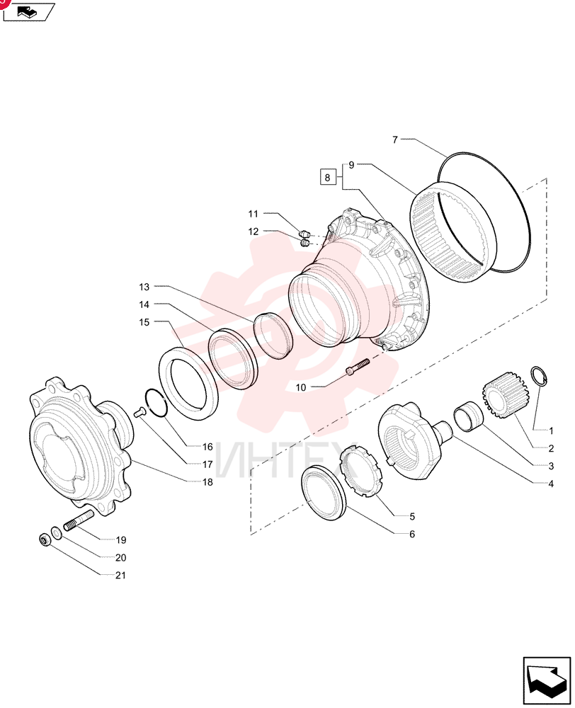 SNAP RING,M50, Ext